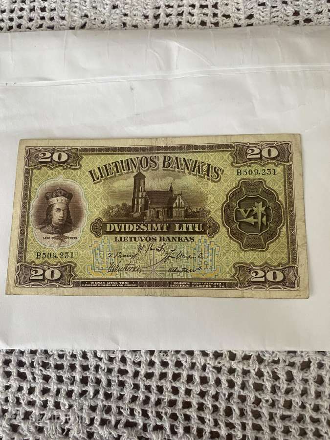 20 litų 1930