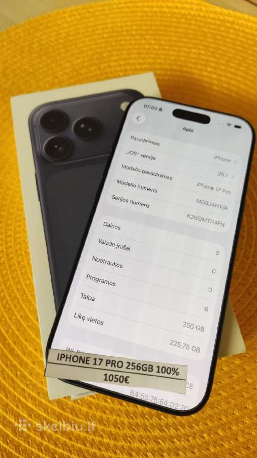 iPhone 17 pro 256gb