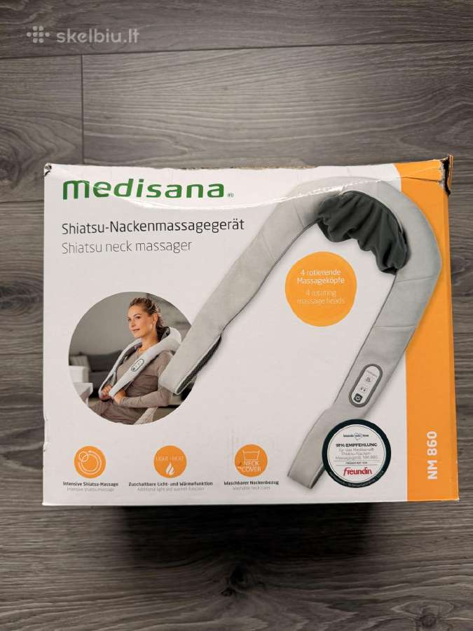 Medisana Nm 860 Shiatsu kaklo ir pečių masažuoklis - nuotraukos Nr. 9
