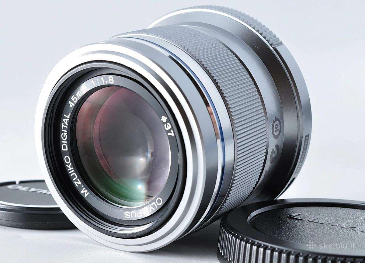 Olympus 45mm 1:1.8 objektyvas
