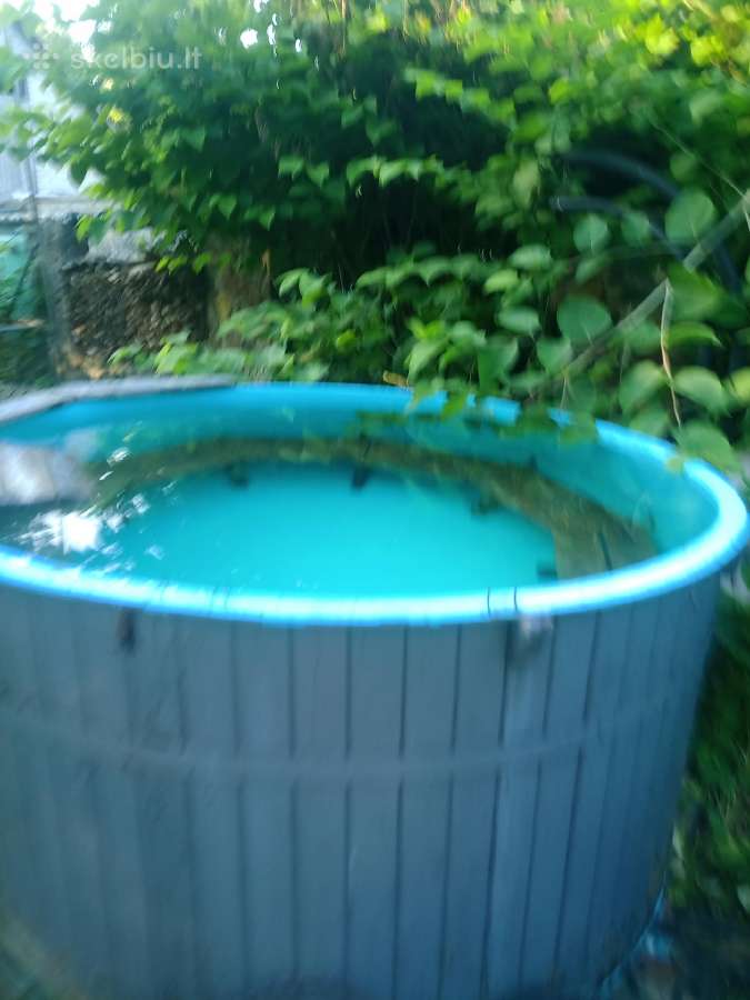 Kubilas polipropileno plastiko 2m skermuo su peciu
