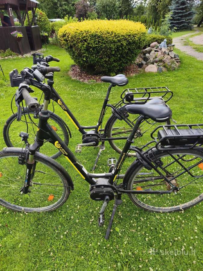 Du elektriniai dviračiai Balticvairas
