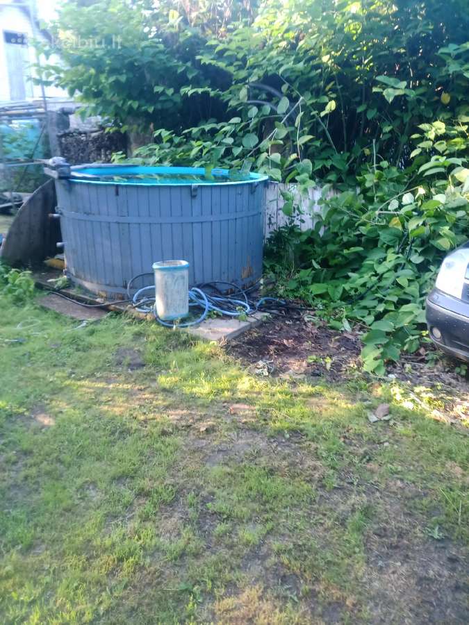 Kubilas polipropileno plastiko 2m skermuo su peciu - nuotraukos Nr. 2
