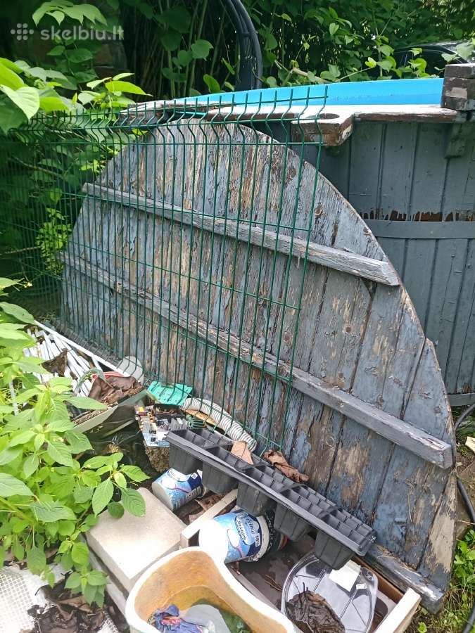 Kubilas polipropileno plastiko 2m skermuo su peciu - nuotraukos Nr. 13
