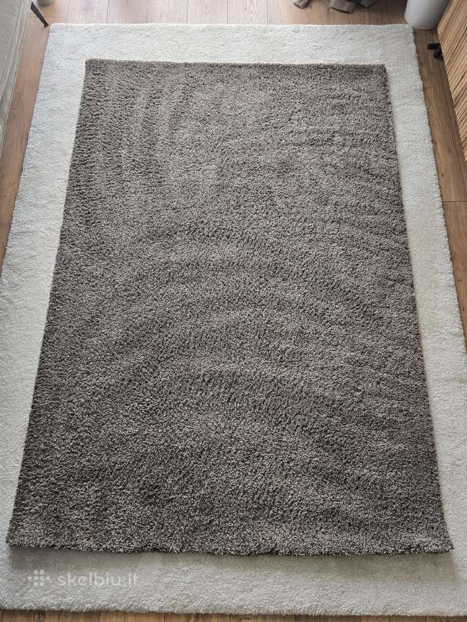 Šviesiai rudas Ikea Adum kilimas 133x195 cm