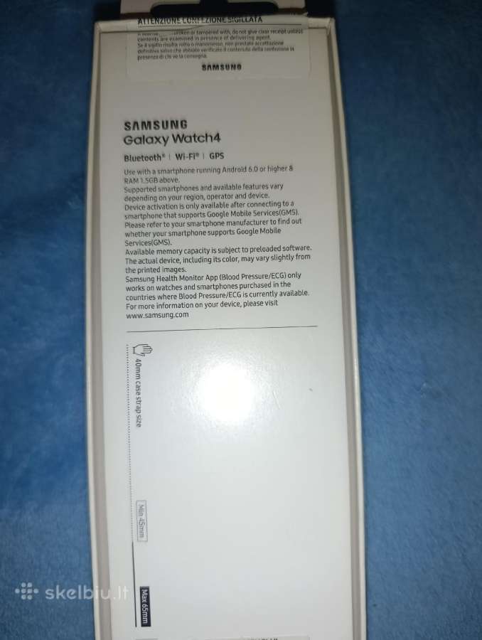 Samsung Galaxy Watch4 40 mm (sm-r860) - nuotraukos Nr. 6