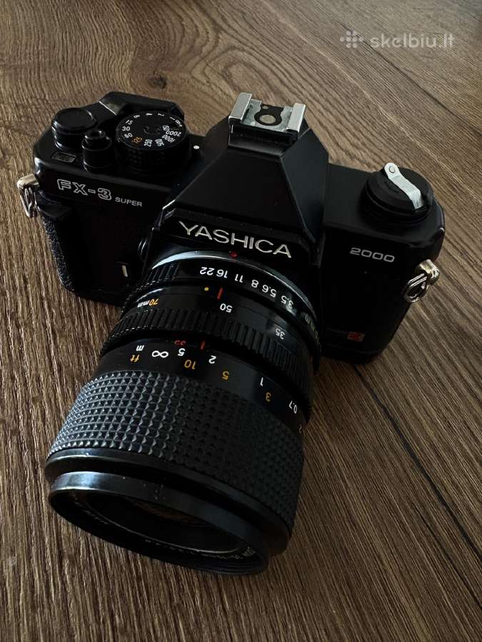 Yashica Fx-3 Super 2000 + 2 Objektyvai