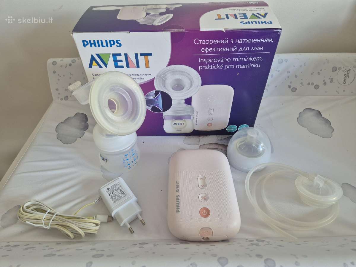 Dovanojamas elektrinis pientraukis Philips Avent