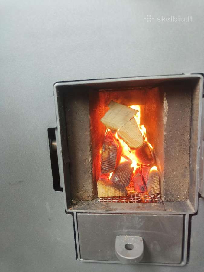 Granulinė universali krosnelė 8 kw be elektros - nuotraukos Nr. 6