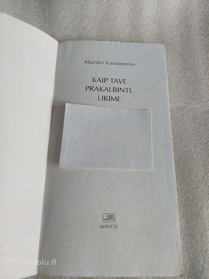 Kaip tave prakalbinti, likime - nuotraukos Nr. 2