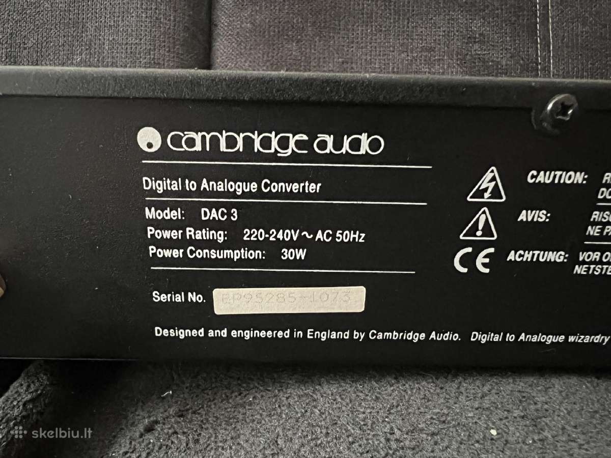 Cambridge audio Dac3 - nuotraukos Nr. 2
