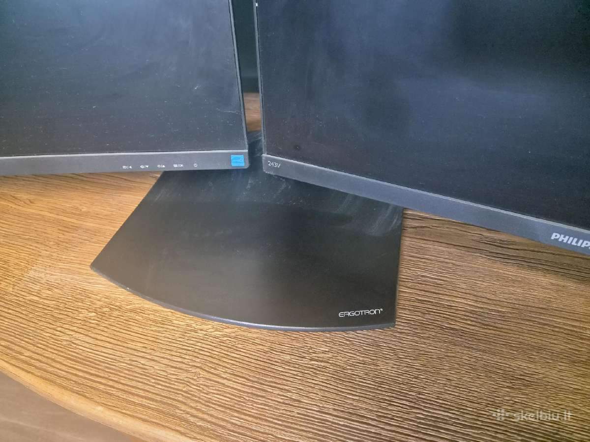 4 monitoriu stovas Ergotron Ds100 su monitoriais - nuotraukos Nr. 3