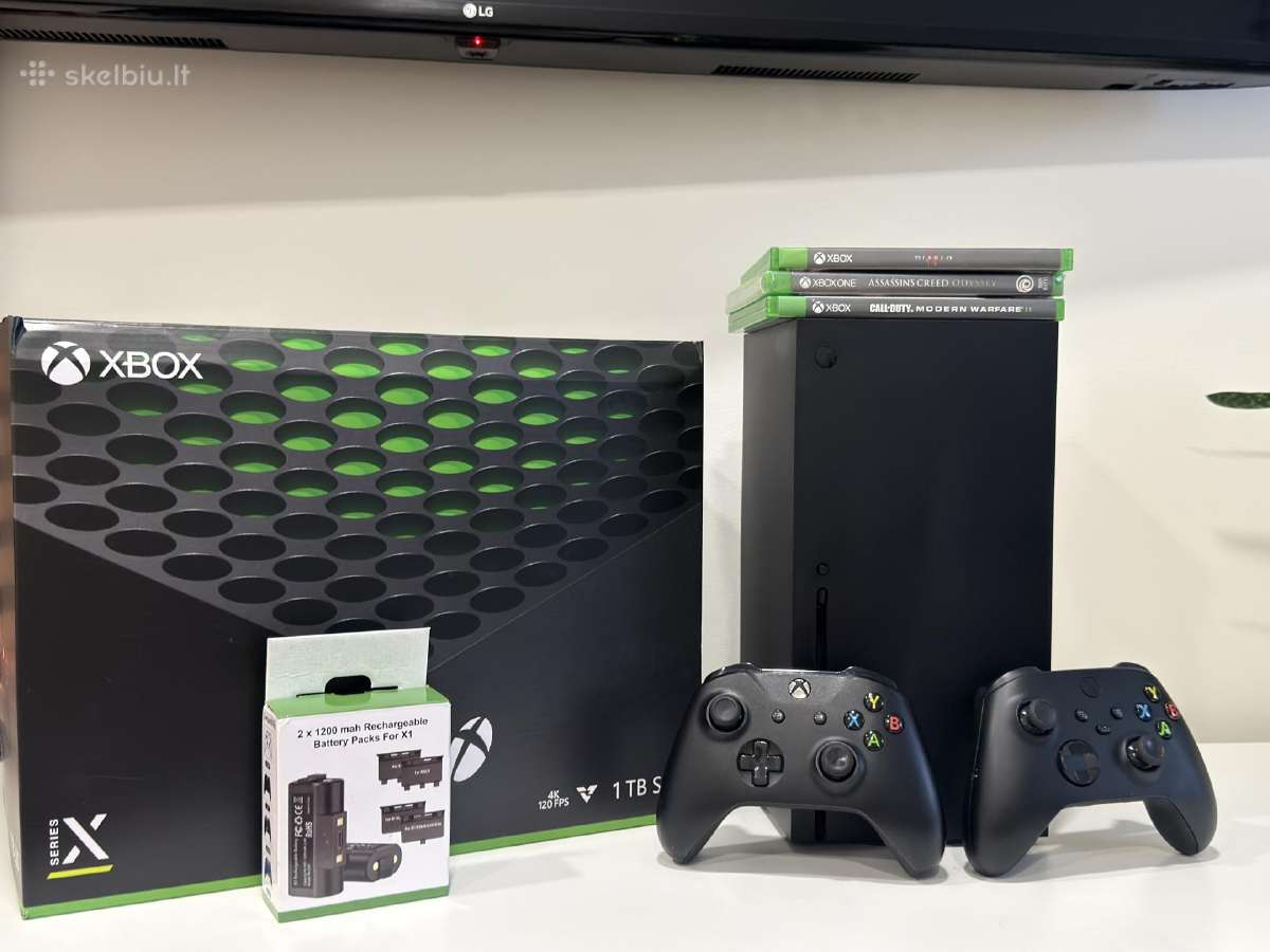 Parduodu Xbox Series X (1tb) 2 pulteliai