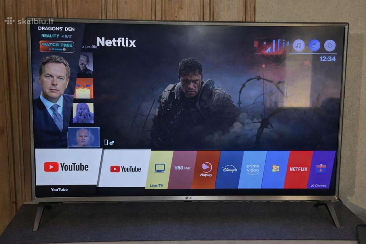 LG smart TV Televizorius