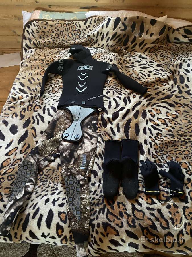 Parduodamas Omer Gold Black neopreno komplektas me