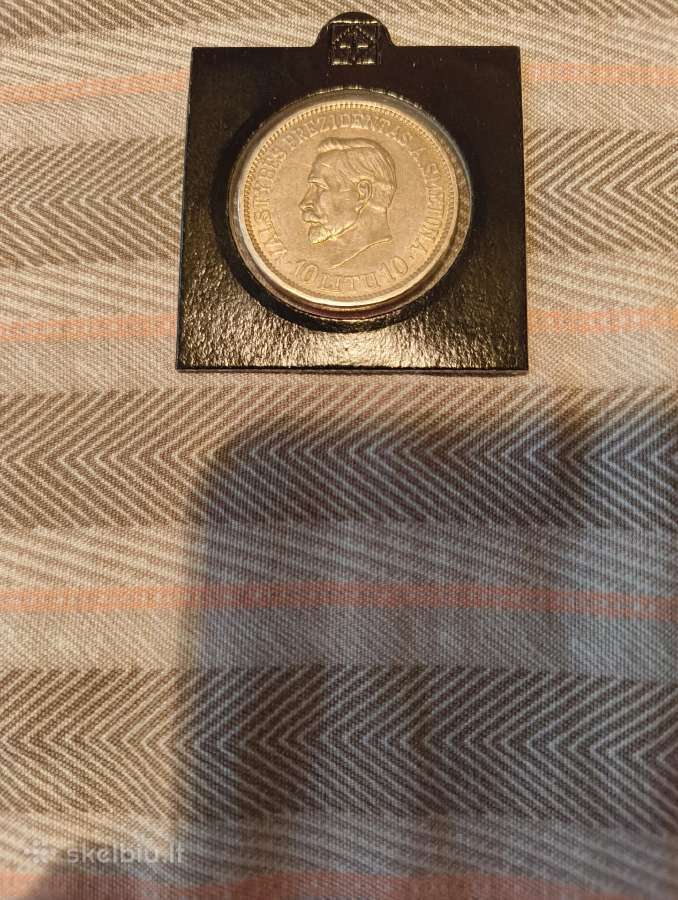 10 Litų 1938 m. Labai Gero Stovio - Su Kalyklos Bl