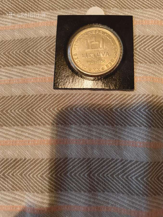 10 Litų 1938 m. Labai Gero Stovio - Su Kalyklos Bl - nuotraukos Nr. 2