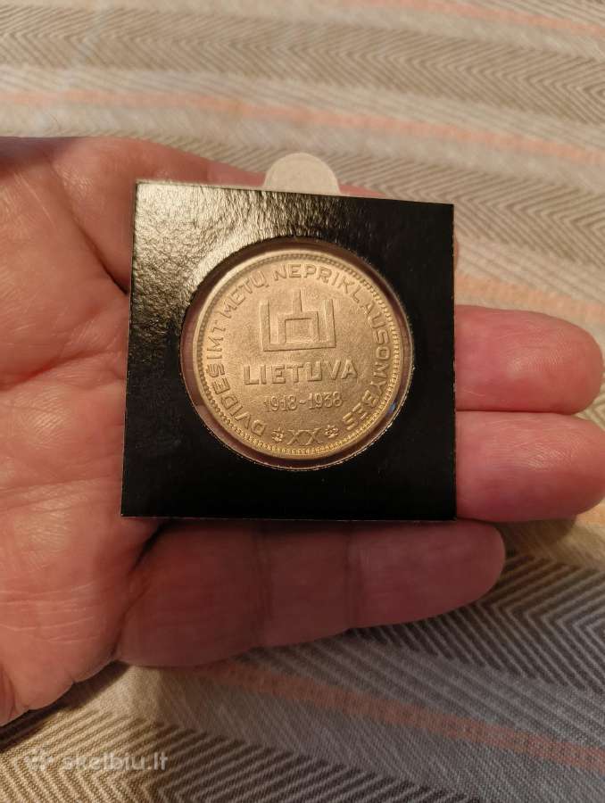 10 Litų 1938 m. Labai Gero Stovio - Su Kalyklos Bl - nuotraukos Nr. 4