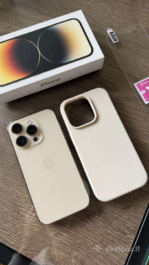 Apple iPhone 14 Pro 256 GB gold auksinis