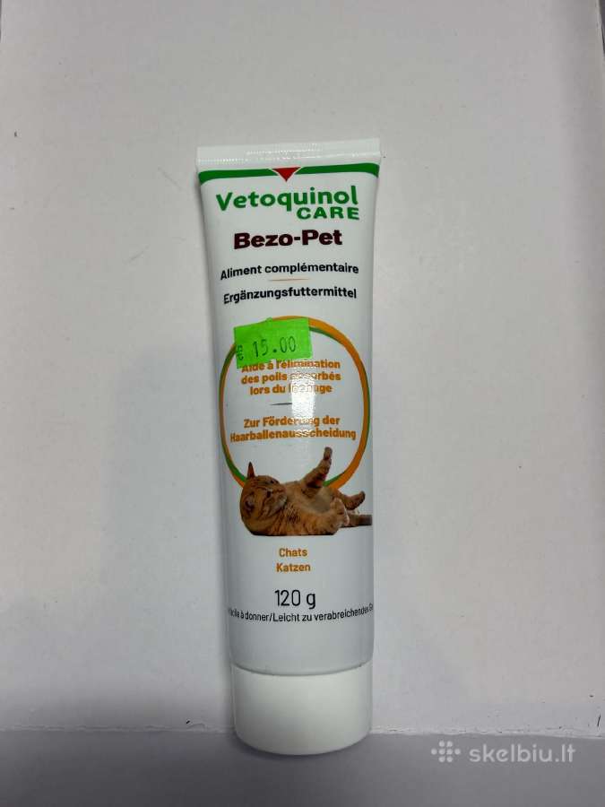 Vetoquinol care Bezo-paste pasta nuo plaukų katėms