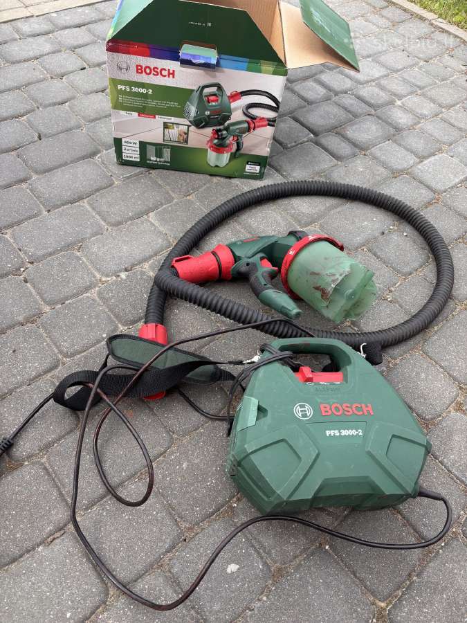 Dažų purkštuvas Bosch Pfs 3000-2 - nuotraukos Nr. 2