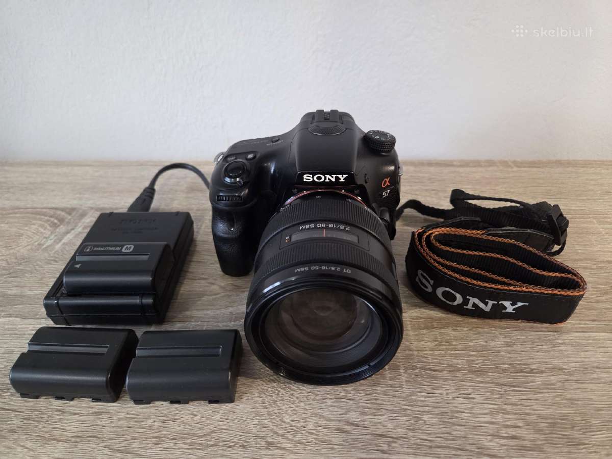 Fotoaparatas Sony A57 + Sony 16-50mm F2.8 ssm