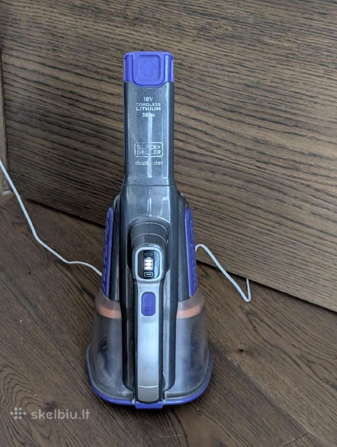 Belaidis rankinis dulkių siurblys Black & Decker - nuotraukos Nr. 3