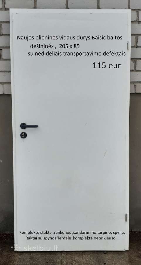 Naujos plieninė vidaus išorės durys 205x86 - nuotraukos Nr. 9