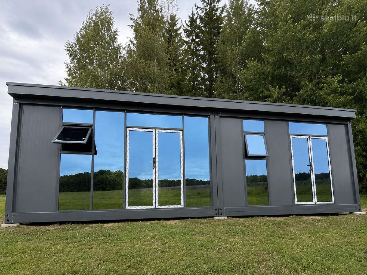 108 m² modulinis plieninio karkaso pastatas