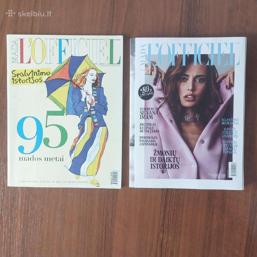 2 žurnalai " L'officiel " , 2016 m.
