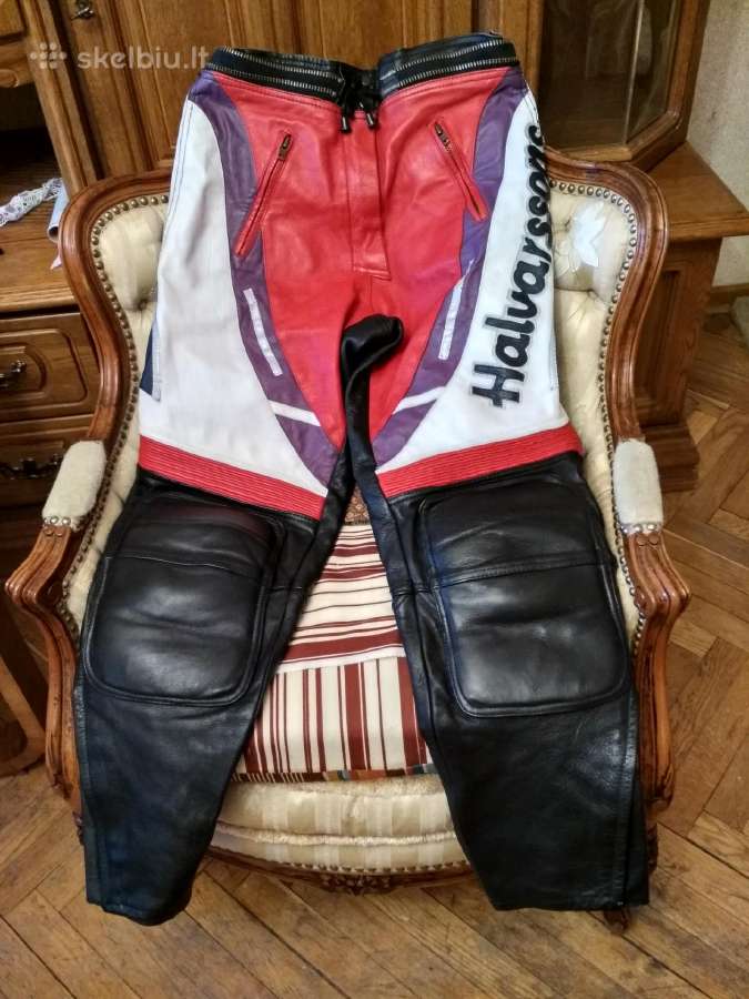 Motociklisto naujos, odinės firminės kelnės