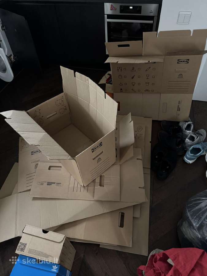Dovanoju Ikea dėžes