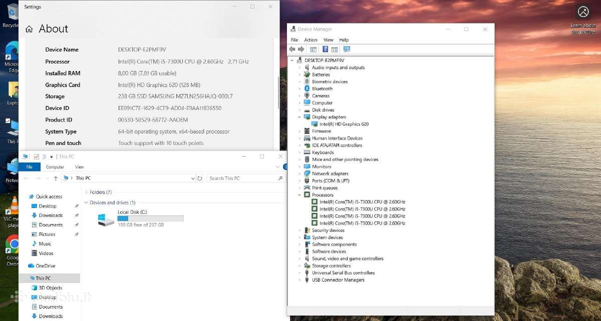 Lenovo Thinkpad T570 15.6 8gb SSD - nuotraukos Nr. 6