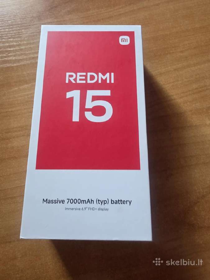 Parduodu nauja telefona redmi 15 - nuotraukos Nr. 4