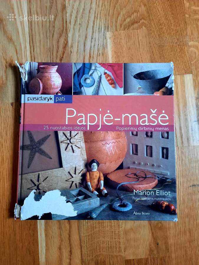 Knyga Popierinių dirbinių menas. Papjė mašė