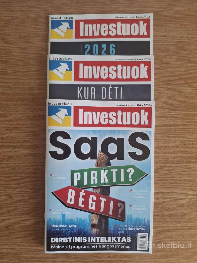 Žurnalai "Investuok", 2026 m. 3 numeriai