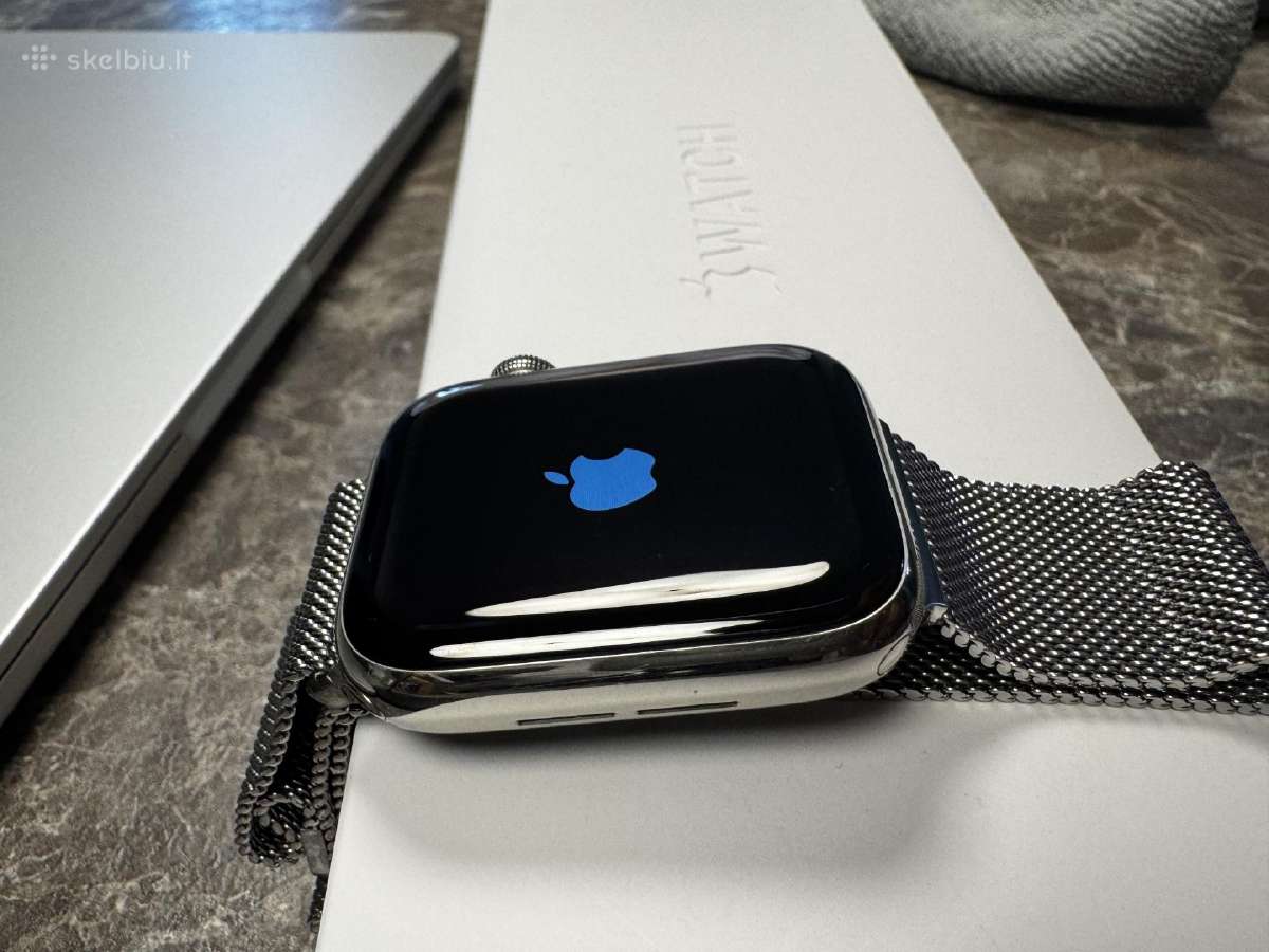 Apple Watch Series 6 44mm Stainless Steel Silver - nuotraukos Nr. 2