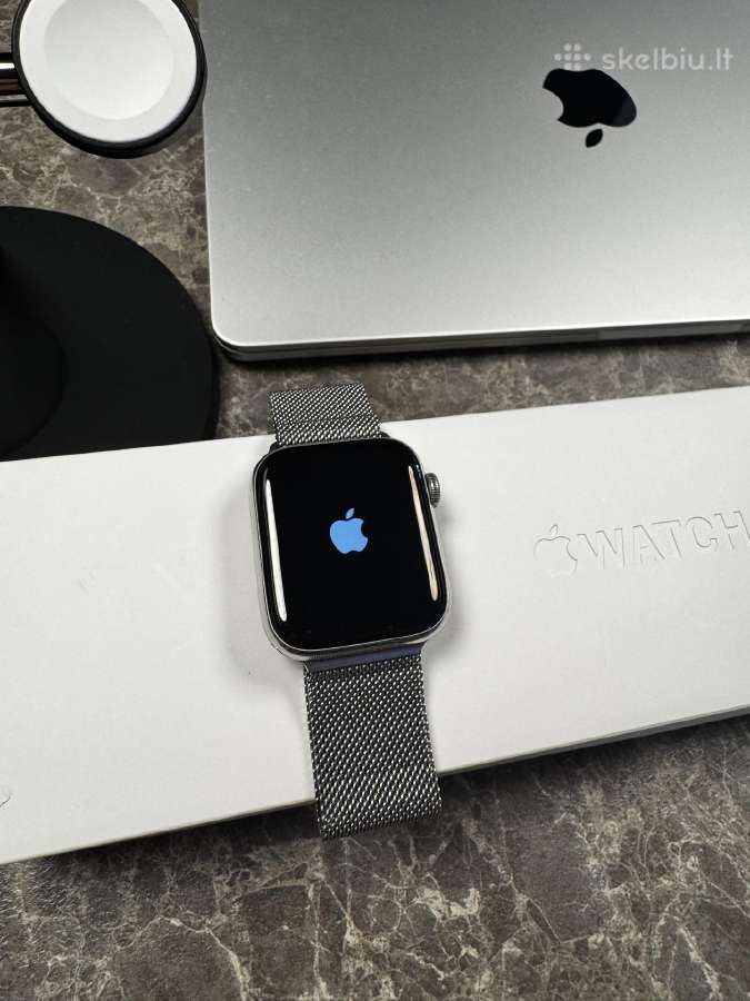 Apple Watch Series 6 44mm Stainless Steel Silver - nuotraukos Nr. 5