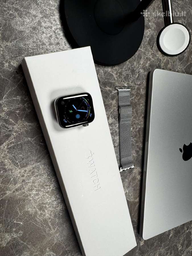Apple Watch Series 6 44mm Stainless Steel Silver - nuotraukos Nr. 7