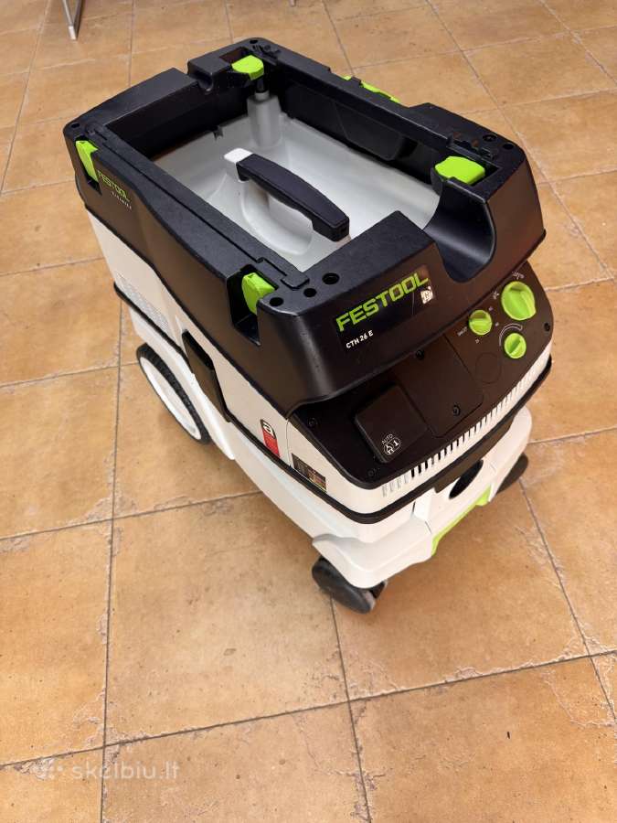 Parduodamas profesionalus Festool Cth 26 E Cleante