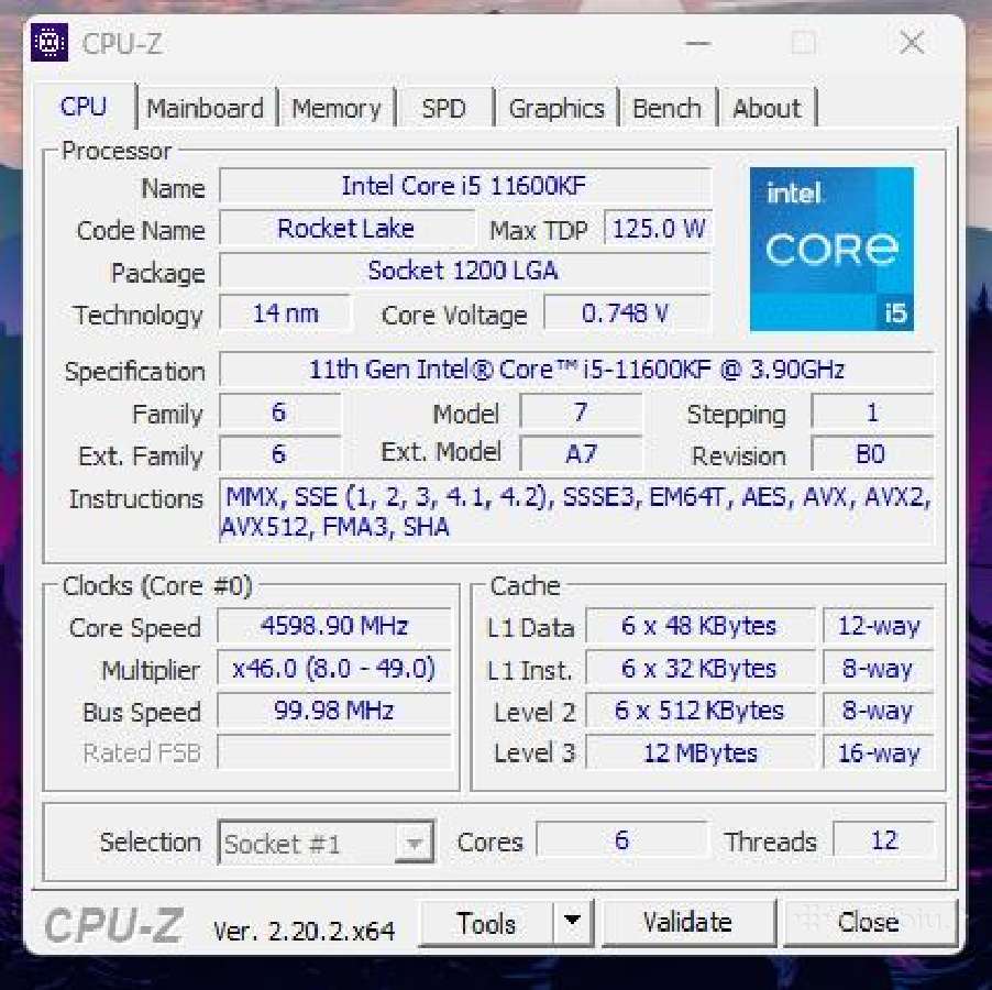 Intel i5-11600kf + Msi Z590 + 32gb Ddr4