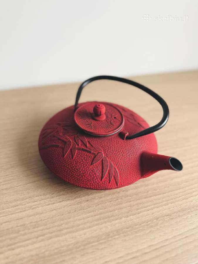 Japoniško stiliaus ketaus arbatinukas