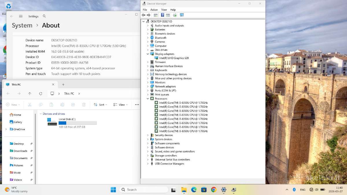 Dell Xps 9370 16gb 256ssd 4k ekranas - nuotraukos Nr. 9