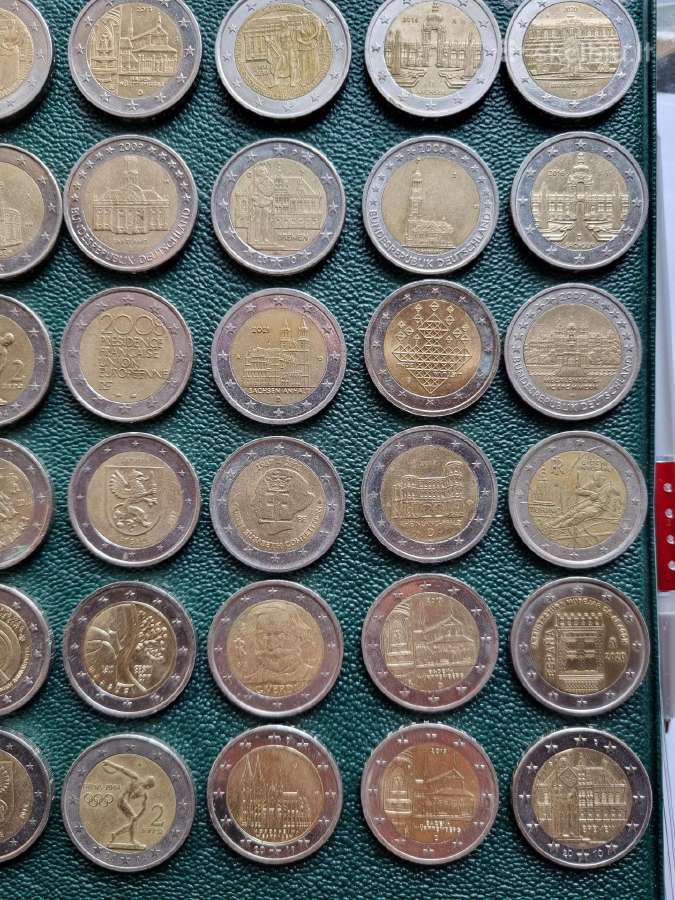 Retos 2 Eurų monetos - nuotraukos Nr. 3