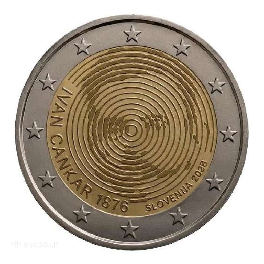 2€ proginės Unc monetos - nuotraukos Nr. 3