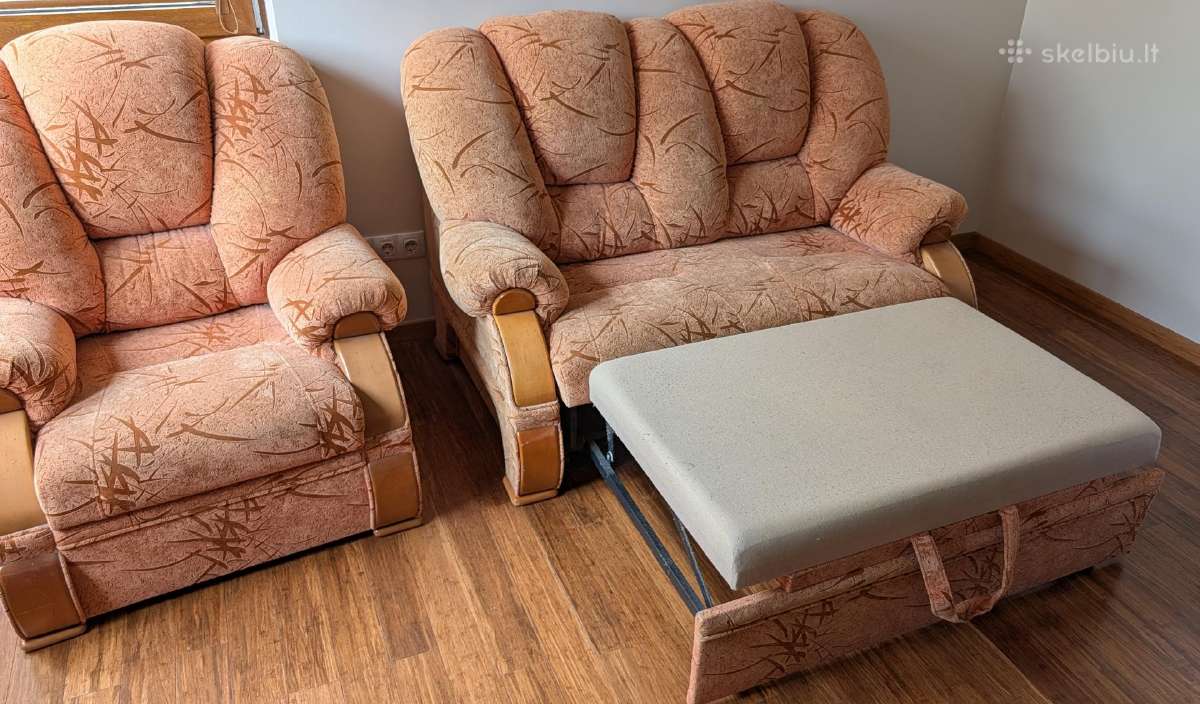 Sofa su foteliu - nuotraukos Nr. 4