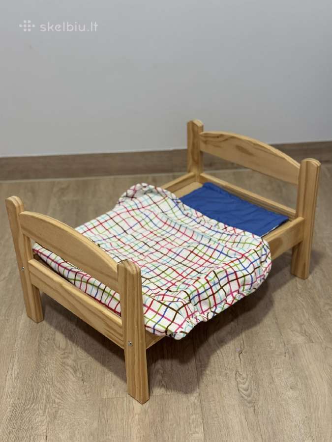 Ikea Medinė lėlės lovelė