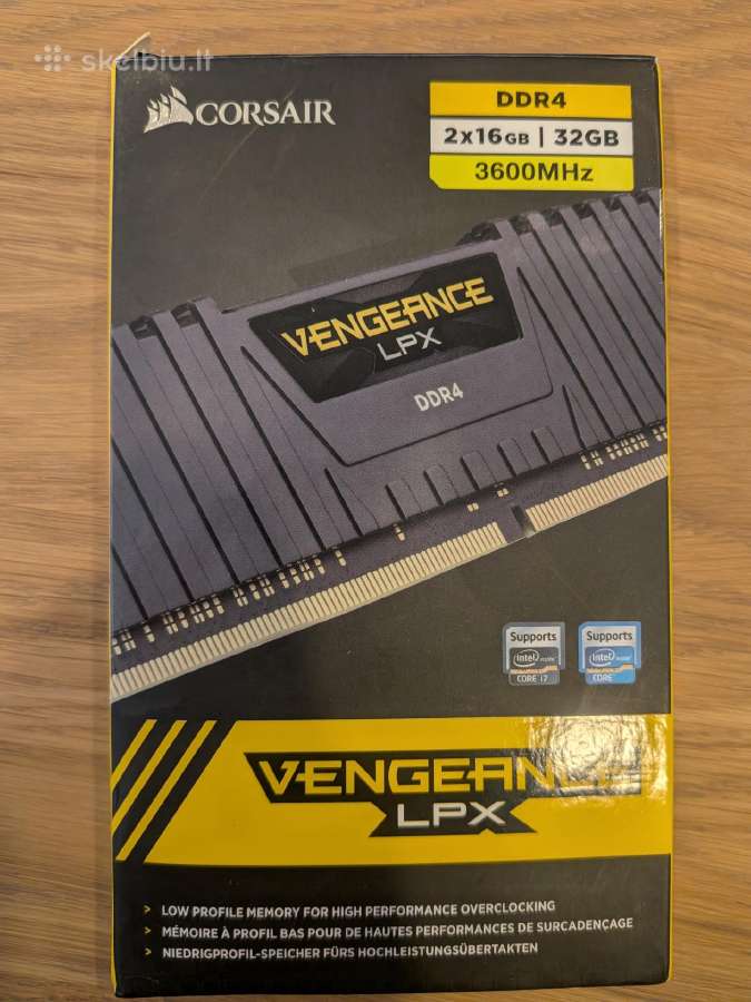 Nauja RAM atmintis Corsair Vengeance Lpx Ddr4 32gb