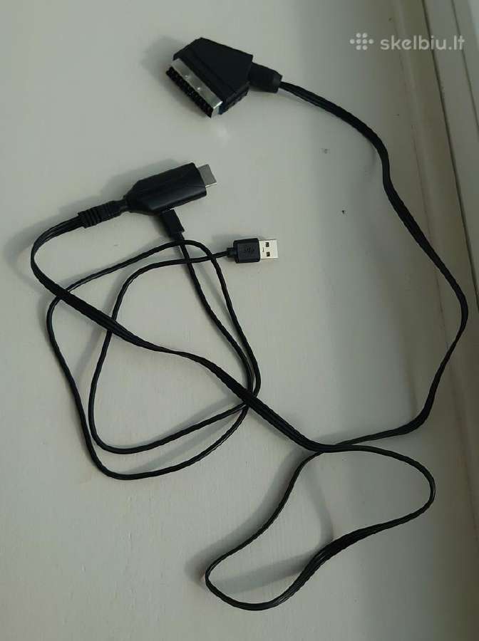 Hdmi laidas Konverteris Scart į Hdmi, 720/1080p