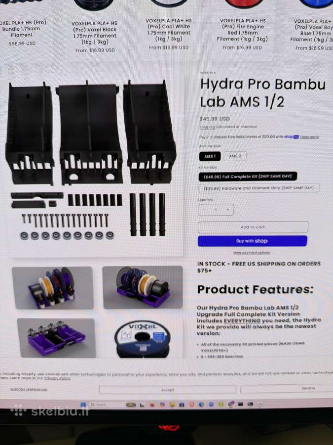 Hydra Pro Bambu Lab Ams1